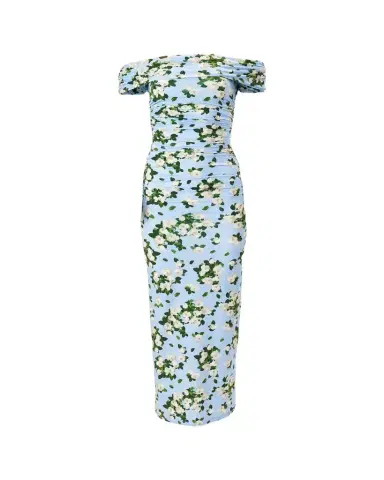 Carolina Herrera Off-The-Shoulder Floral Jersey Maxi Dress | Thumbnail 1 Carolina Herrera Off-The-Shoulder Floral Jersey Maxi Dress | Thumbnail 1