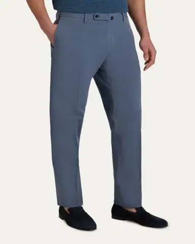 Incotex Men's Pressed-Crease Cotton Trousers | Thumbnail 11 Incotex Men's Pressed-Crease Cotton Trousers | Thumbnail 11