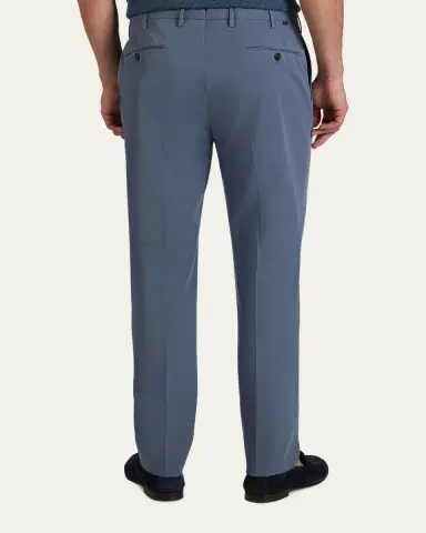 Incotex Men's Pressed-Crease Cotton Trousers | Thumbnail 10 Incotex Men's Pressed-Crease Cotton Trousers | Thumbnail 10