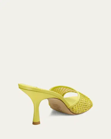 Stuart Weitzman 85mm Bareitall Mesh and Leather Sandals | Thumbnail 2 Stuart Weitzman 85mm Bareitall Mesh and Leather Sandals | Thumbnail 2