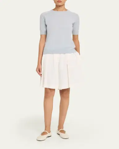 Lisa Yang Kenza Cashmere Elbow-Sleeve Sweater | Thumbnail 2 Lisa Yang Kenza Cashmere Elbow-Sleeve Sweater | Thumbnail 2