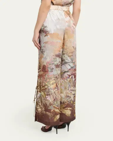 Kobi Halperin Helena Wide-Leg Botanical-Print Pants | Thumbnail 3 Kobi Halperin Helena Wide-Leg Botanical-Print Pants | Thumbnail 3