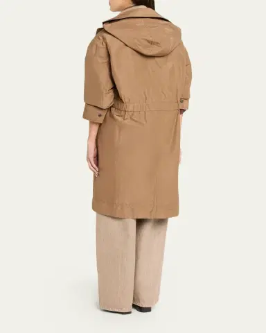 Brunello Cucinelli Hooded Water-Resistant Jacket | Thumbnail 3 Brunello Cucinelli Hooded Water-Resistant Jacket | Thumbnail 3