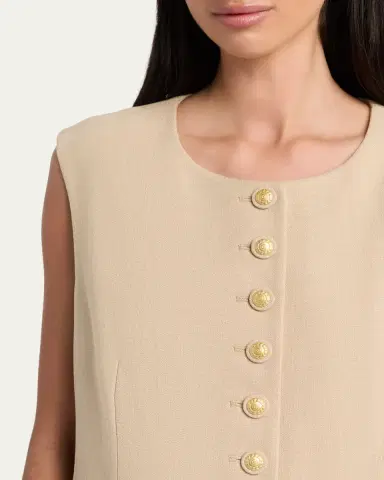 Kobi Halperin Jay Button-Down Crewneck Vest | Thumbnail 5 Kobi Halperin Jay Button-Down Crewneck Vest | Thumbnail 5
