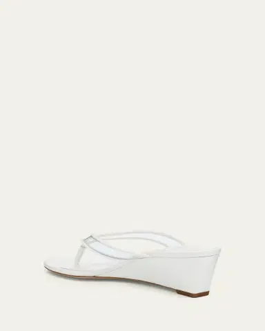 Veronica Beard Clea Jelly Leather Wedge Sandals | Thumbnail 2 Veronica Beard Clea Jelly Leather Wedge Sandals | Thumbnail 2
