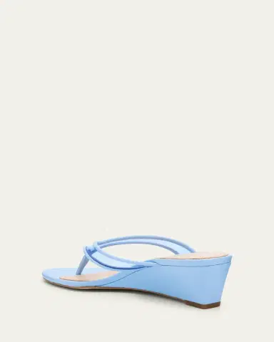 Veronica Beard Clea Jelly Leather Wedge Sandals | Thumbnail 5 Veronica Beard Clea Jelly Leather Wedge Sandals | Thumbnail 5