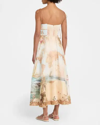 Zimmermann Mahon Picnic Midi Dress | Thumbnail 3 Zimmermann Mahon Picnic Midi Dress | Thumbnail 3