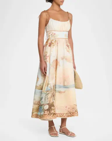 Zimmermann Mahon Picnic Midi Dress | Thumbnail 4 Zimmermann Mahon Picnic Midi Dress | Thumbnail 4