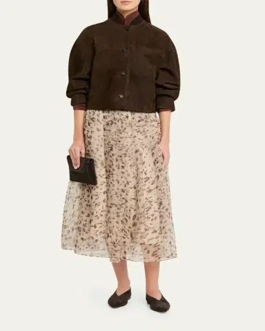 Brunello Cucinelli Suede Bomber Jacket | Thumbnail 2 Brunello Cucinelli Suede Bomber Jacket | Thumbnail 2