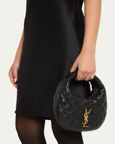 Saint Laurent Icarino Baby YSL Quilted Leather Hobo Bag | Thumbnail 2 Saint Laurent Icarino Baby YSL Quilted Leather Hobo Bag | Thumbnail 2