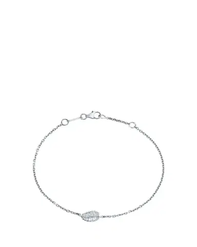 Anita Ko 18k White Gold Small Palm Leaf Bracelet | Thumbnail 1 Anita Ko 18k White Gold Small Palm Leaf Bracelet | Thumbnail 1
