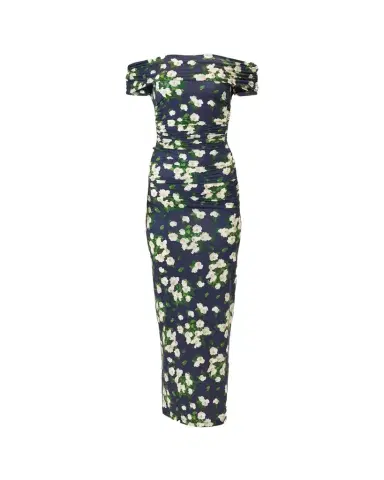 Carolina Herrera Off-The-Shoulder Floral Jersey Maxi Dress | Thumbnail 1 Carolina Herrera Off-The-Shoulder Floral Jersey Maxi Dress | Thumbnail 1