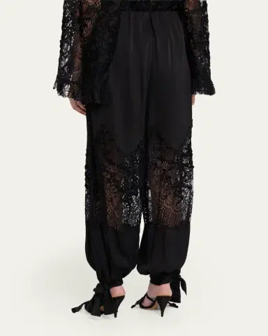 Kobi Halperin Corrine Lace-Inset Balloon Pants | Thumbnail 7 Kobi Halperin Corrine Lace-Inset Balloon Pants | Thumbnail 7