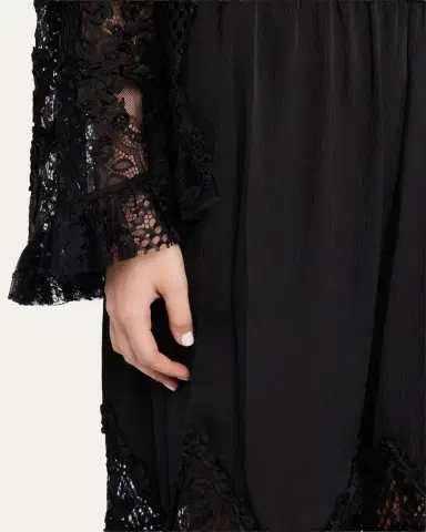 Kobi Halperin Corrine Lace-Inset Balloon Pants | Thumbnail 9 Kobi Halperin Corrine Lace-Inset Balloon Pants | Thumbnail 9
