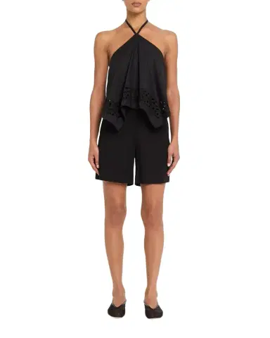 A.L.C. Louis Linen-Blend Shorts | Thumbnail 1 A.L.C. Louis Linen-Blend Shorts | Thumbnail 1