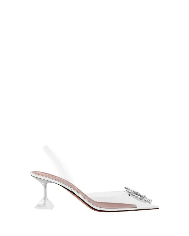 Begum Clear Crystal Slingback Pumps Begum Clear Crystal Slingback Pumps