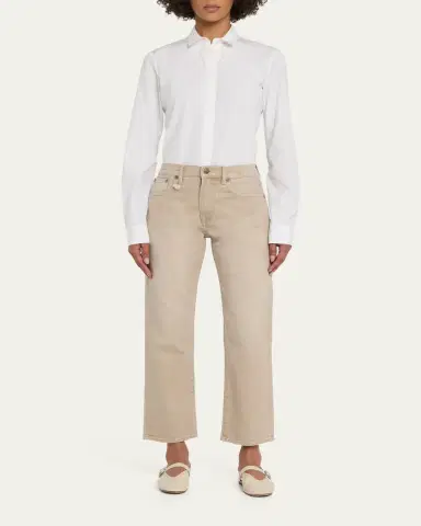 R13 Romeo Straight Cropped Jeans | Thumbnail 2 R13 Romeo Straight Cropped Jeans | Thumbnail 2