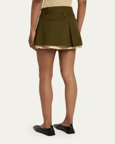 R13 Pleated Mini Skirt | Thumbnail 3 R13 Pleated Mini Skirt | Thumbnail 3