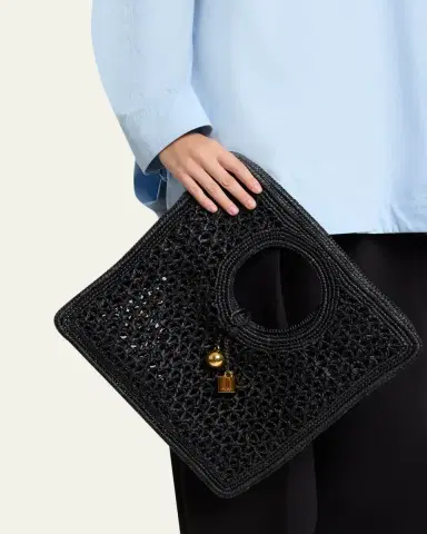 Jacquemus Le Petit Carre Raffia Top-Handle Bag | Thumbnail 2 Jacquemus Le Petit Carre Raffia Top-Handle Bag | Thumbnail 2