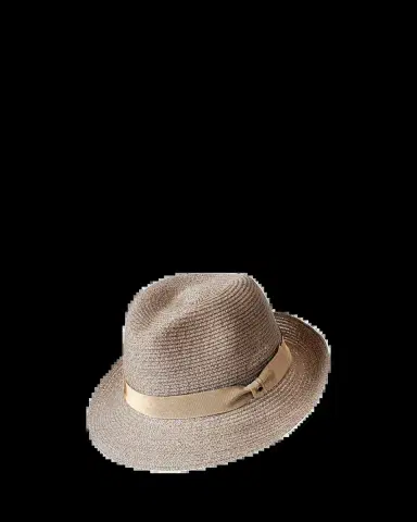 Inverni Men's Small-Brim Woven Hemp Panama Hat | Thumbnail 2 Inverni Men's Small-Brim Woven Hemp Panama Hat | Thumbnail 2