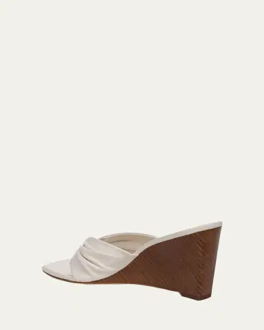 Veronica Beard 85mm Tullia Leather Wedge Sandals | Thumbnail 2 Veronica Beard 85mm Tullia Leather Wedge Sandals | Thumbnail 2