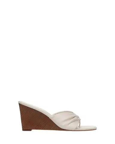 Veronica Beard 85mm Tullia Leather Wedge Sandals | Thumbnail 1 Veronica Beard 85mm Tullia Leather Wedge Sandals | Thumbnail 1