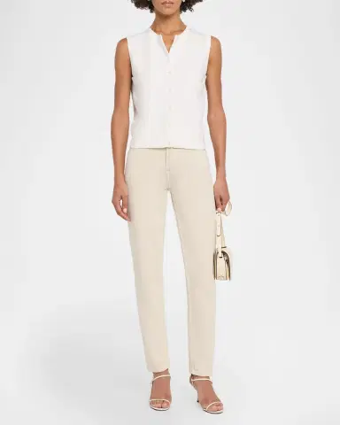 Vince Sleeveless Patch Pocket Cardigan | Thumbnail 2 Vince Sleeveless Patch Pocket Cardigan | Thumbnail 2