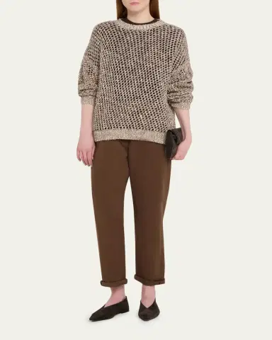 Brunello Cucinelli Slim-Leg Ankle Pull-On Pants | Thumbnail 2 Brunello Cucinelli Slim-Leg Ankle Pull-On Pants | Thumbnail 2
