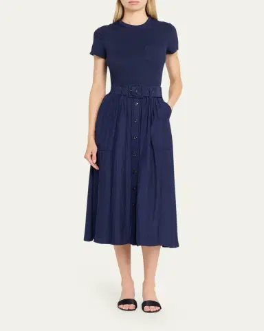 Ramy Brook Sylvie Belted Midi Dress | Thumbnail 5 Ramy Brook Sylvie Belted Midi Dress | Thumbnail 5