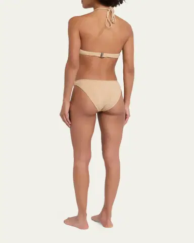 Ramy Brook June Metallic Halter Bikini Top | Thumbnail 3 Ramy Brook June Metallic Halter Bikini Top | Thumbnail 3
