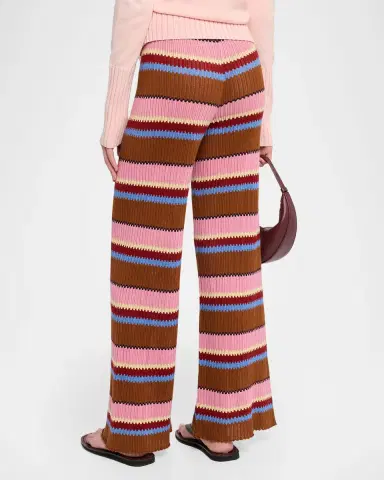 Guest in Residence Palazzo Rib Striped Pants | Thumbnail 2 Guest in Residence Palazzo Rib Striped Pants | Thumbnail 2