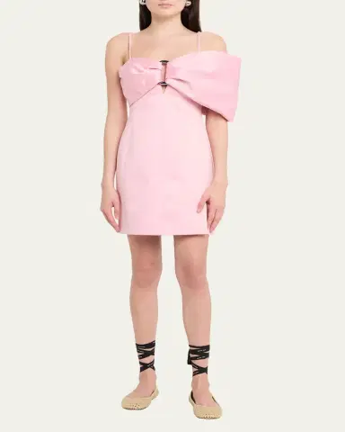 Marc Jacobs Satin Pop JBow Dress | Thumbnail 2 Marc Jacobs Satin Pop JBow Dress | Thumbnail 2