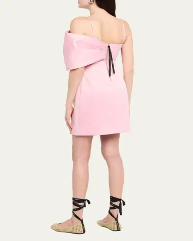 Marc Jacobs Satin Pop JBow Dress | Thumbnail 3 Marc Jacobs Satin Pop JBow Dress | Thumbnail 3