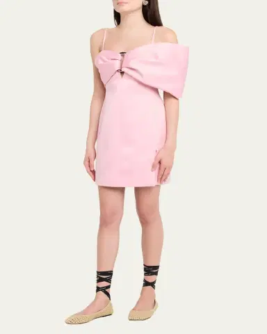 Marc Jacobs Satin Pop JBow Dress | Thumbnail 4 Marc Jacobs Satin Pop JBow Dress | Thumbnail 4