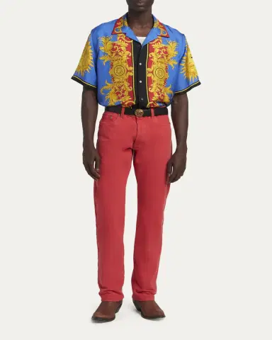 Versace Five-Pocket Straight Jeans | Thumbnail 2 Versace Five-Pocket Straight Jeans | Thumbnail 2