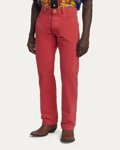 Versace Five-Pocket Straight Jeans | Thumbnail 4 Versace Five-Pocket Straight Jeans | Thumbnail 4