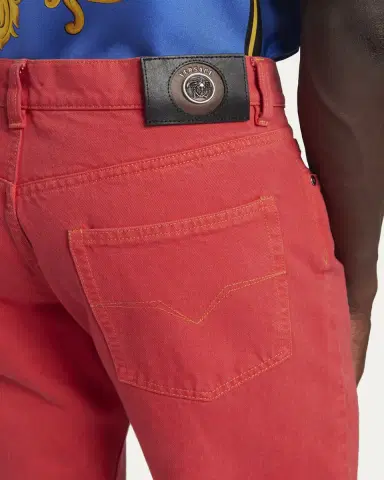 Versace Five-Pocket Straight Jeans | Thumbnail 5 Versace Five-Pocket Straight Jeans | Thumbnail 5