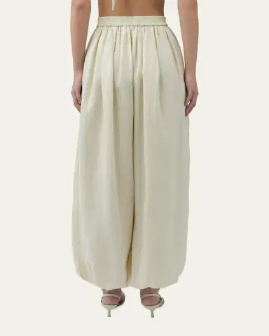 SIMKHAI Selah Linen Lace Balloon Pants | Thumbnail 3 SIMKHAI Selah Linen Lace Balloon Pants | Thumbnail 3