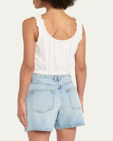 LoveShackFancy Blyss Cotton Sleeveless Top | Thumbnail 3 LoveShackFancy Blyss Cotton Sleeveless Top | Thumbnail 3