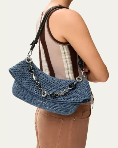 Loewe x Paula's Ibiza Ola Medium Bag in Denim-Effect Raffia | Thumbnail 5 Loewe x Paula's Ibiza Ola Medium Bag in Denim-Effect Raffia | Thumbnail 5