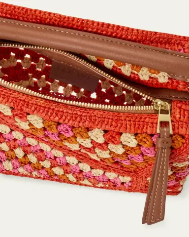 LOEWE x Paula's Ibiza Puzzle Crochet Raffia Top-Handle Bag | Thumbnail 3 LOEWE x Paula's Ibiza Puzzle Crochet Raffia Top-Handle Bag | Thumbnail 3