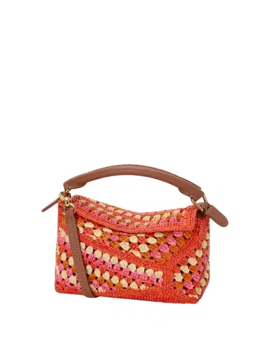 LOEWE x Paula's Ibiza Puzzle Crochet Raffia Top-Handle Bag | Thumbnail 1 LOEWE x Paula's Ibiza Puzzle Crochet Raffia Top-Handle Bag | Thumbnail 1