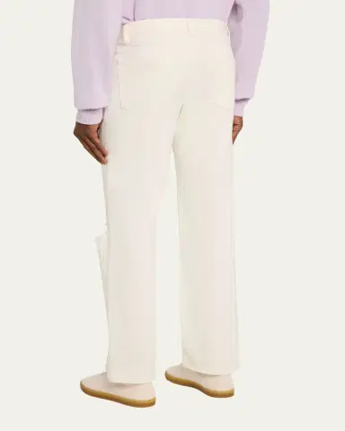 FRAME Men's Ripped-Knee Straight Leg Five-Pocket Jeans | Thumbnail 3 FRAME Men's Ripped-Knee Straight Leg Five-Pocket Jeans | Thumbnail 3