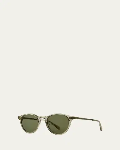 Garrett Leight Men's Marmont II Acetate Round Sunglasses | Thumbnail 2 Garrett Leight Men's Marmont II Acetate Round Sunglasses | Thumbnail 2