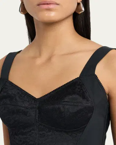 Dolce & Gabbana Lace Jacquard Crop Bustier Top | Thumbnail 5 Dolce & Gabbana Lace Jacquard Crop Bustier Top | Thumbnail 5