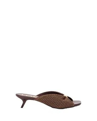 Loewe x Paula's Ibiza 45mm Pebble Woven Slide Sandals | Thumbnail 1 Loewe x Paula's Ibiza 45mm Pebble Woven Slide Sandals | Thumbnail 1