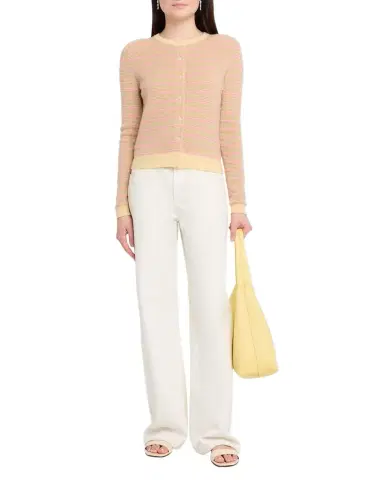Guest In Residence Pebble Stripe Jane Cardigan | Thumbnail 1 Guest In Residence Pebble Stripe Jane Cardigan | Thumbnail 1