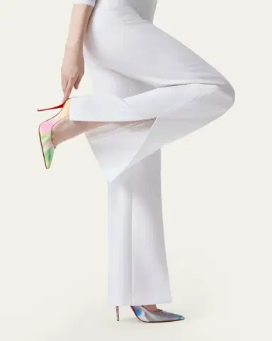 Christian Louboutin 100mm Miss Z Tie-Dye Patent Leather Pumps | Thumbnail 2 Christian Louboutin 100mm Miss Z Tie-Dye Patent Leather Pumps | Thumbnail 2