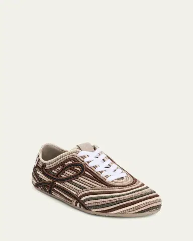 Loewe x Paula's Ibiza Men's Yago Multi-Corded Low-Top Sneakers | Thumbnail 2 Loewe x Paula's Ibiza Men's Yago Multi-Corded Low-Top Sneakers | Thumbnail 2
