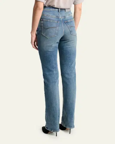 Balenciaga High-Rise Slim-Leg Jeans | Thumbnail 3 Balenciaga High-Rise Slim-Leg Jeans | Thumbnail 3